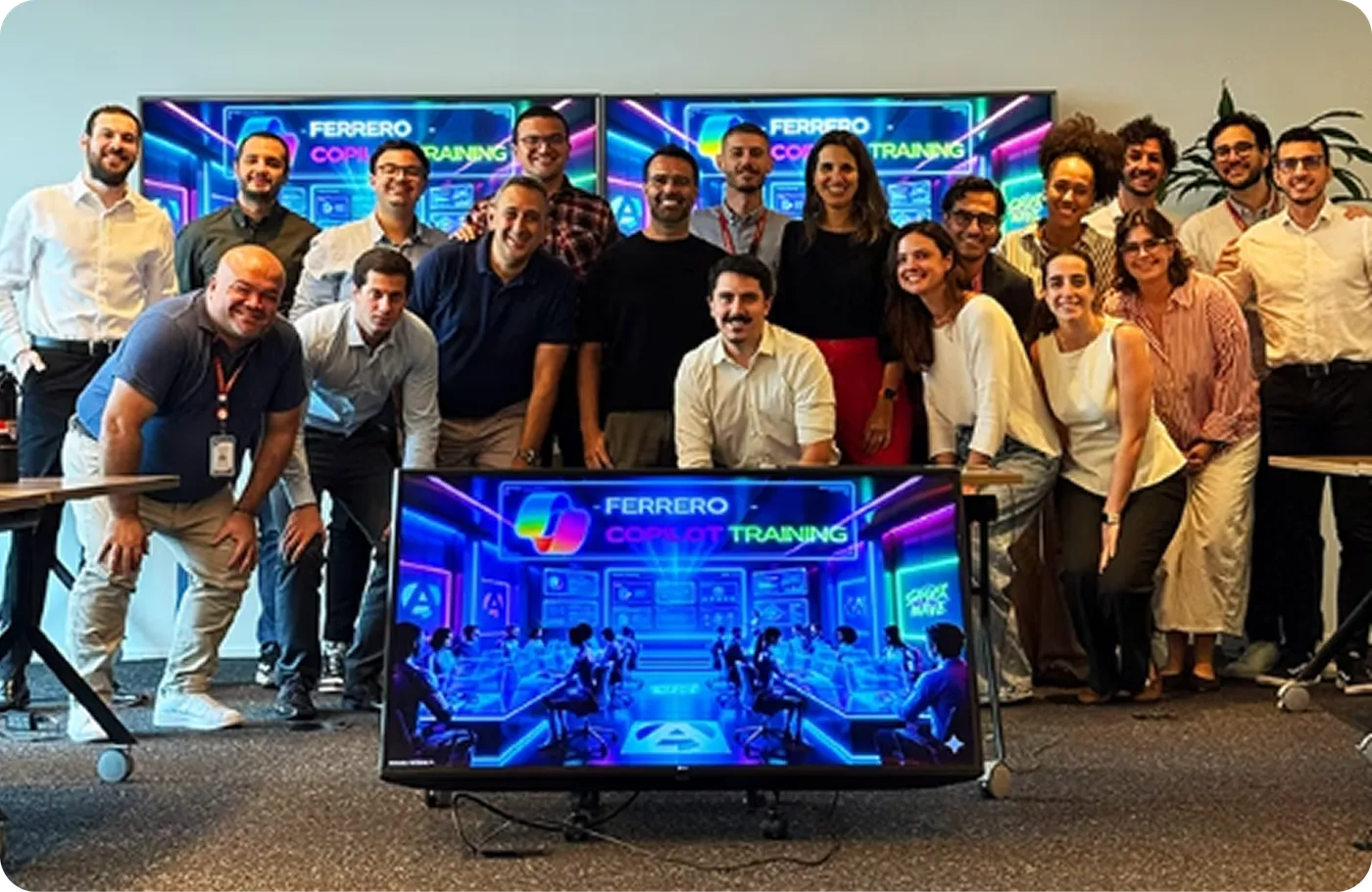 Shock Wave training group for the Ferrero Group